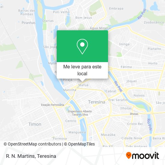 R. N. Martins mapa