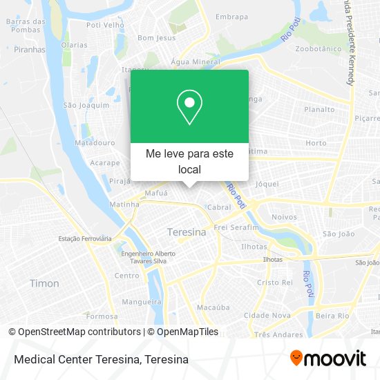 Medical Center Teresina mapa