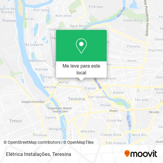 Elétrica Instalações mapa