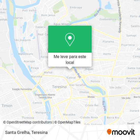 Santa Grelha mapa