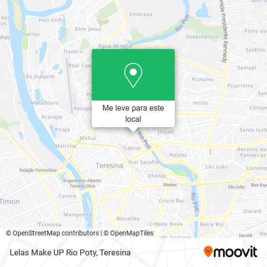 Lelas Make UP Rio Poty mapa