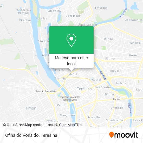 Ofina do Ronaldo mapa