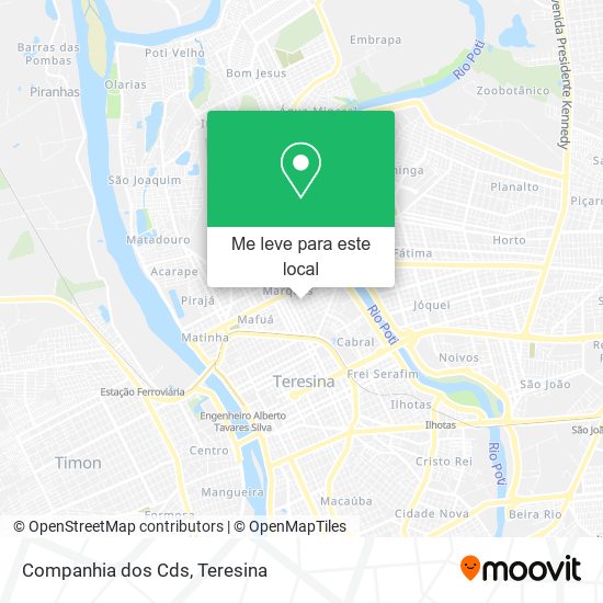 Companhia dos Cds mapa