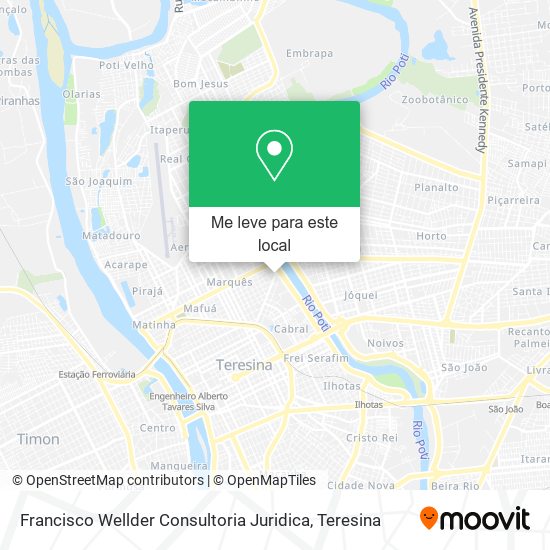 Francisco Wellder Consultoria Juridica mapa