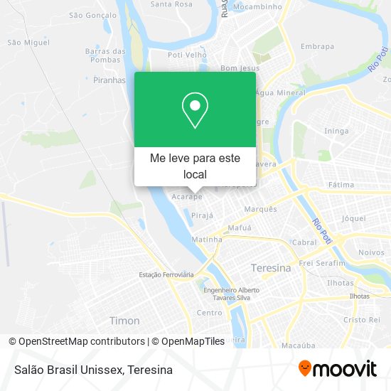 Salão Brasil Unissex mapa