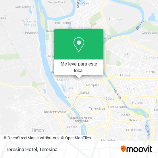 Teresina Hotel mapa