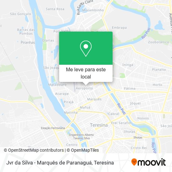 Jvr da Silva - Marquês de Paranaguá mapa