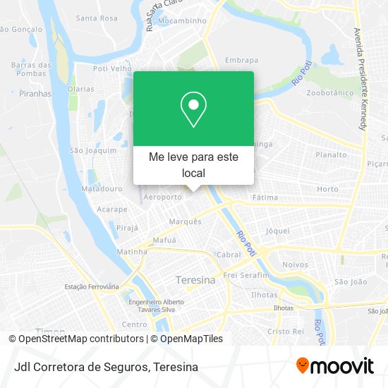 Jdl Corretora de Seguros mapa
