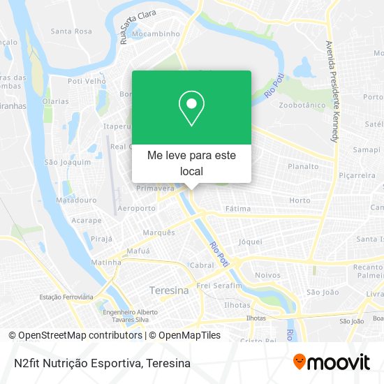 N2fit Nutrição Esportiva mapa