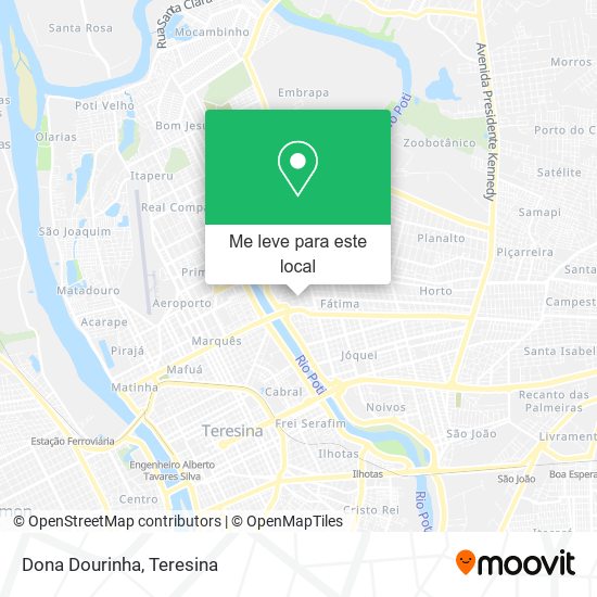 Dona Dourinha mapa