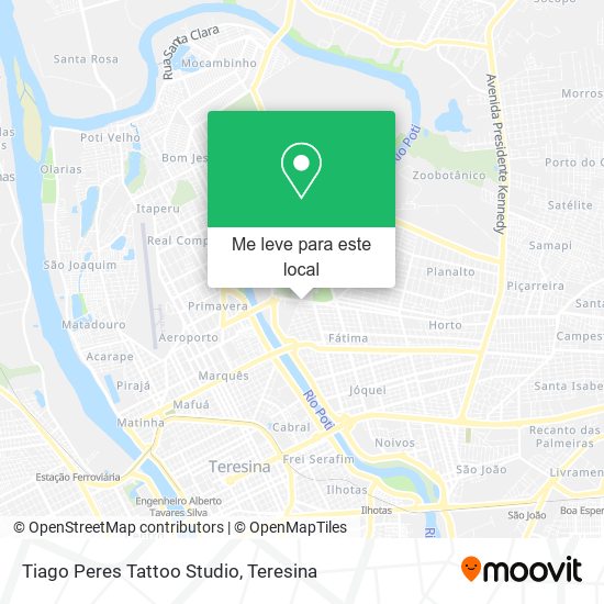 Tiago Peres Tattoo Studio mapa