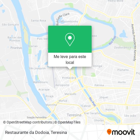 Restaurante da Dodoia mapa