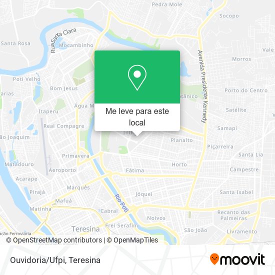 Ouvidoria/Ufpi mapa