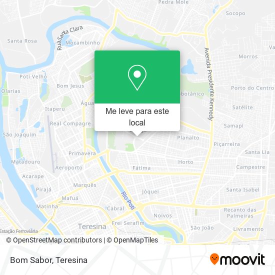 Bom Sabor mapa