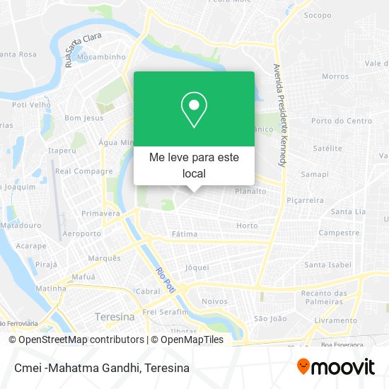 Cmei -Mahatma Gandhi mapa