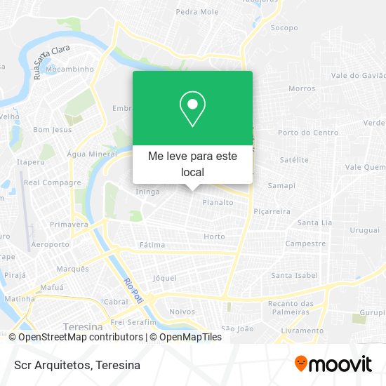 Scr Arquitetos mapa