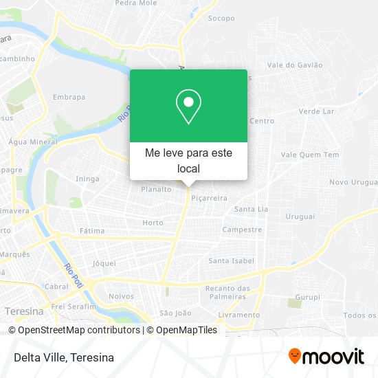 Delta Ville mapa