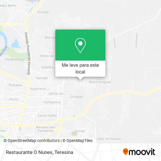 Restaurante O Nunes mapa