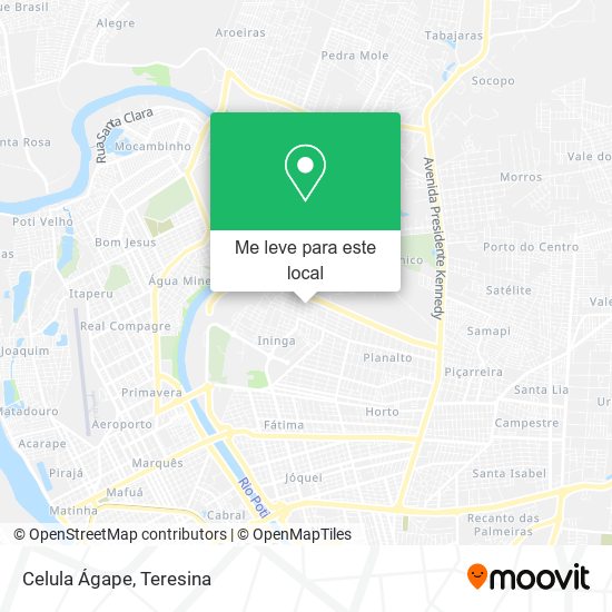 Celula Ágape mapa