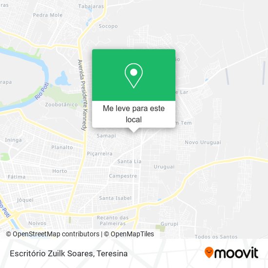 Escritório Zuilk Soares mapa