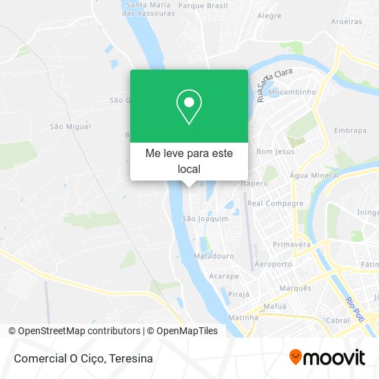 Comercial O Ciço mapa