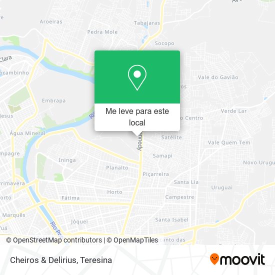Cheiros & Delirius mapa