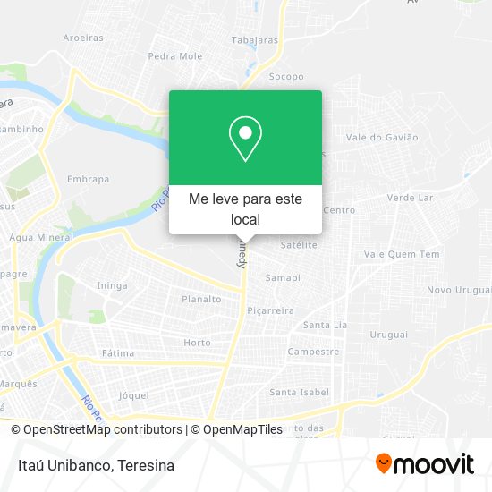 Itaú Unibanco mapa