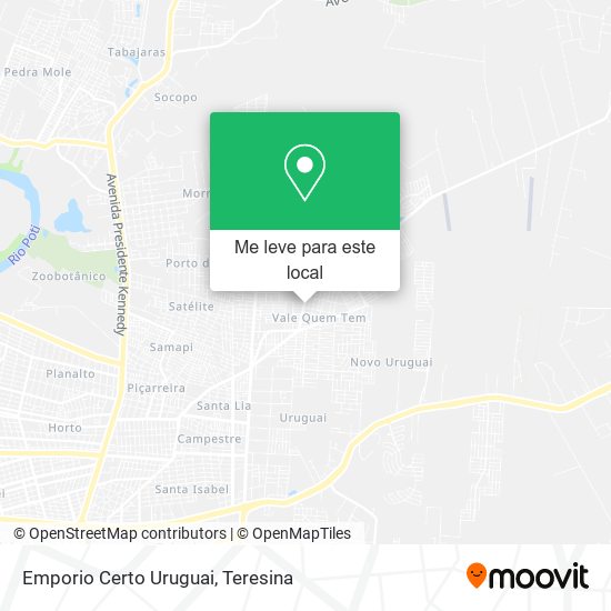 Emporio Certo Uruguai mapa