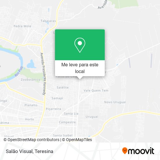 Salão Visual mapa