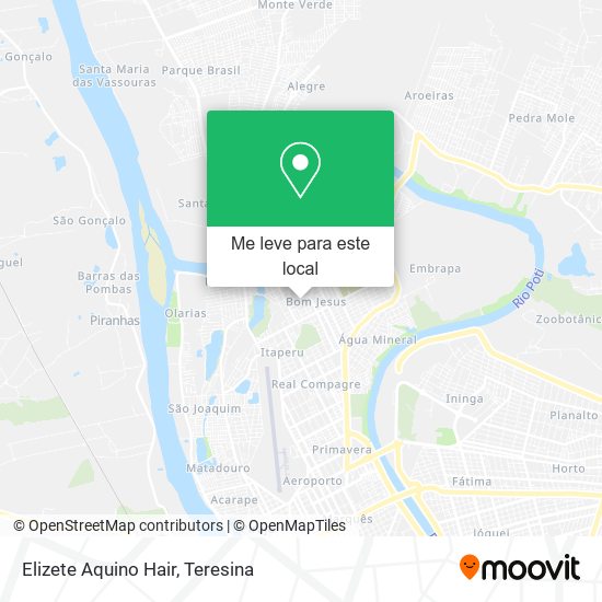 Elizete Aquino Hair mapa