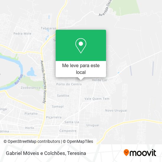 Gabriel Móveis e Colchões mapa