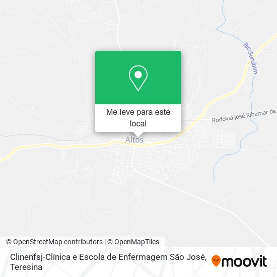 Clinenfsj-Clínica e Escola de Enfermagem São José mapa