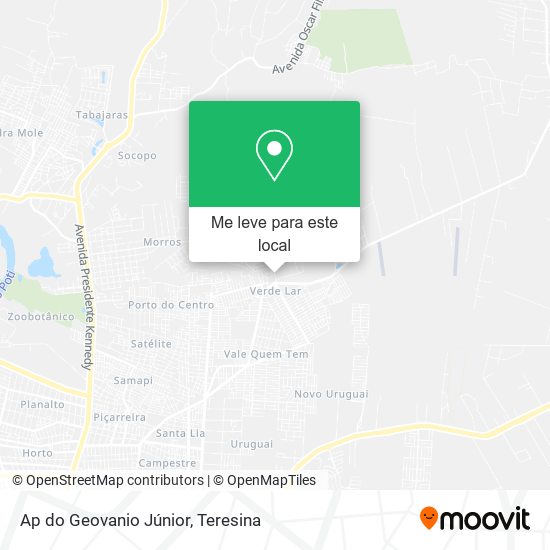 Ap do Geovanio Júnior mapa