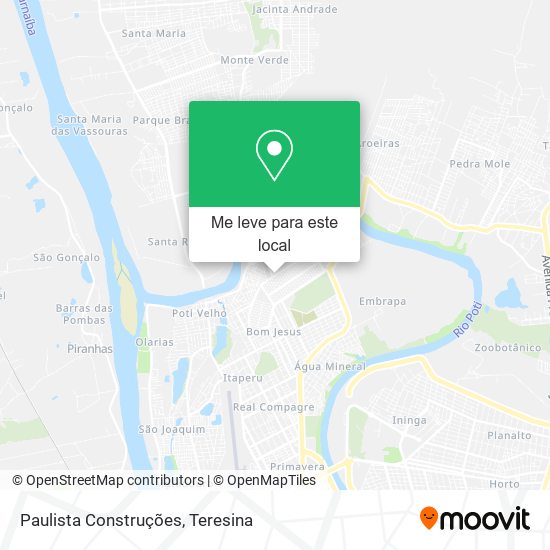 Paulista Construções mapa