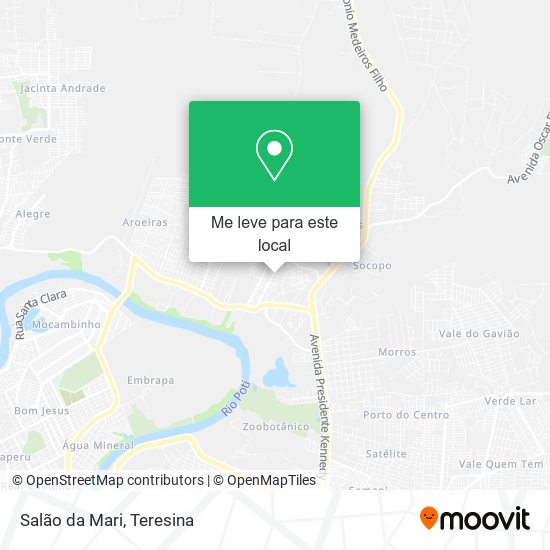 Salão da Mari mapa