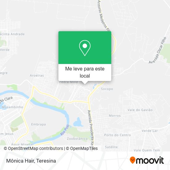 Mônica Hair mapa