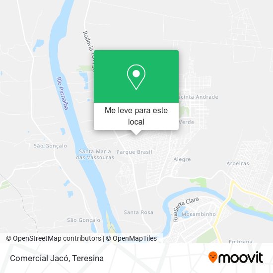 Comercial Jacó mapa