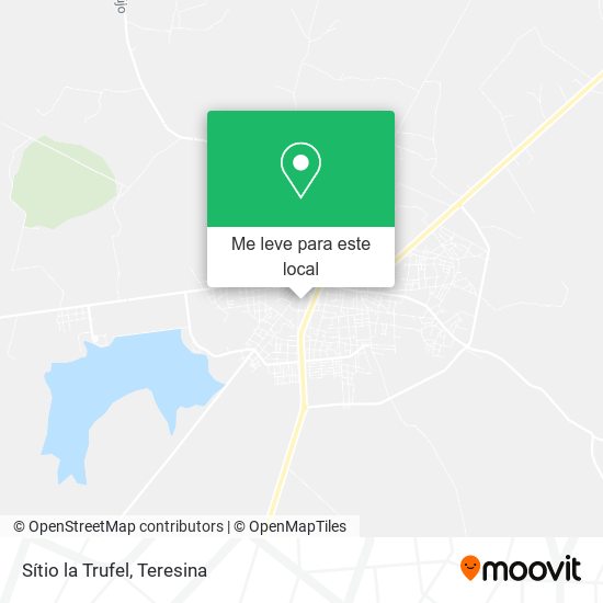 Sítio la Trufel mapa