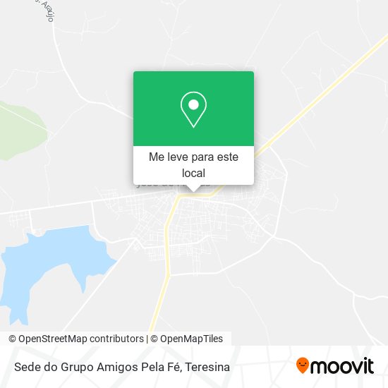 Sede do Grupo Amigos Pela Fé mapa