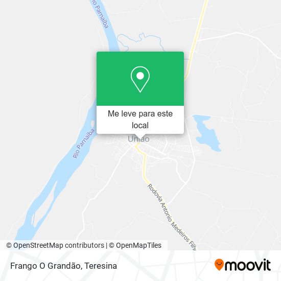 Frango O Grandão mapa