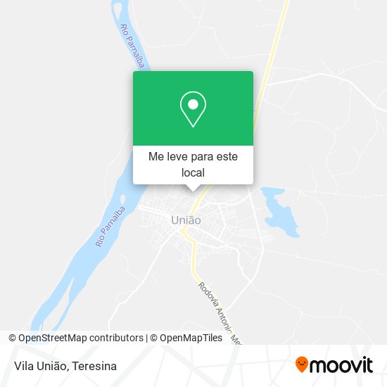 Vila União mapa
