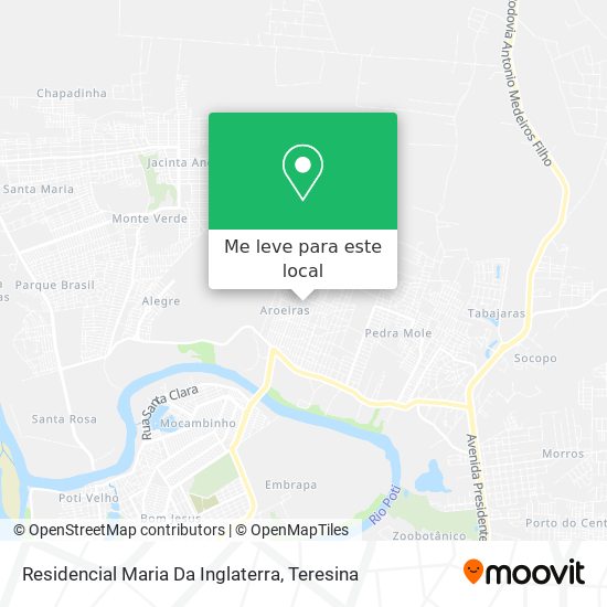 Residencial Maria Da Inglaterra mapa