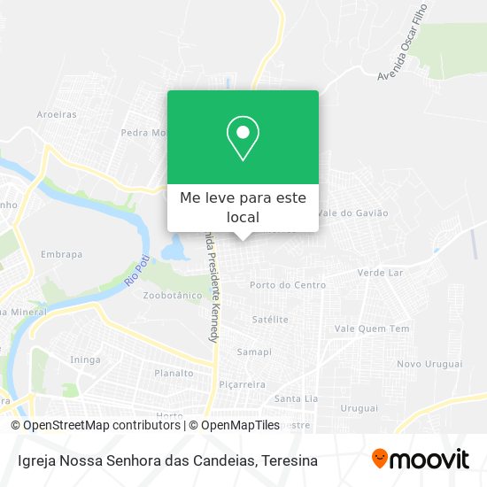 Igreja Nossa Senhora das Candeias mapa