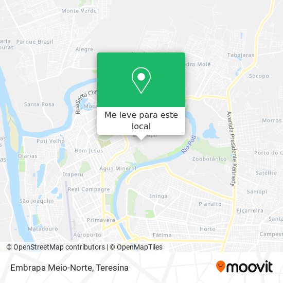 Embrapa Meio-Norte mapa