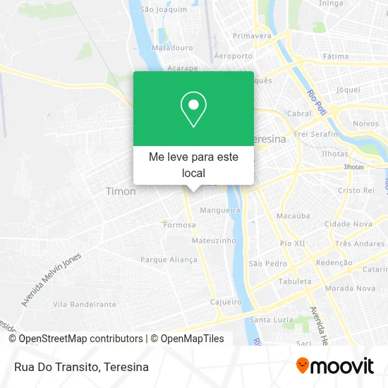 Rua Do Transito mapa