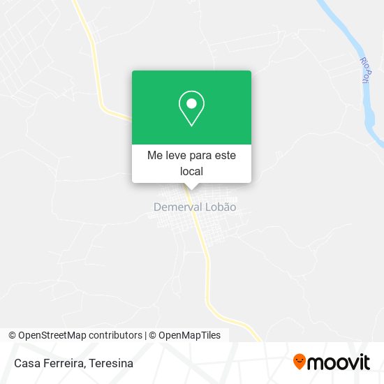Casa Ferreira mapa