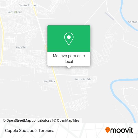 Capela São José mapa