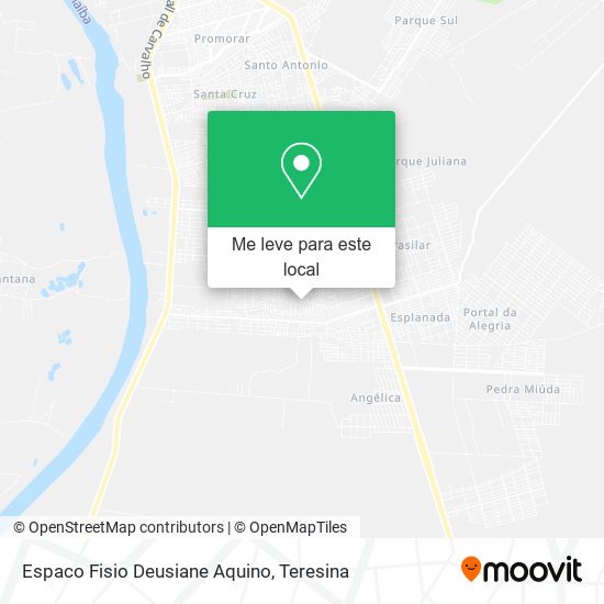 Espaco Fisio Deusiane Aquino mapa