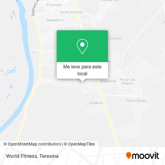 World Fitness mapa