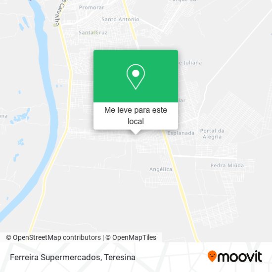 Ferreira Supermercados mapa